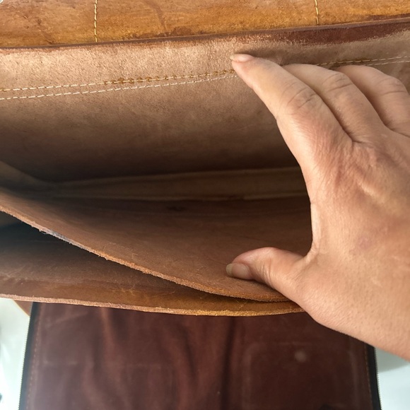 Tan Leather vintage Bag